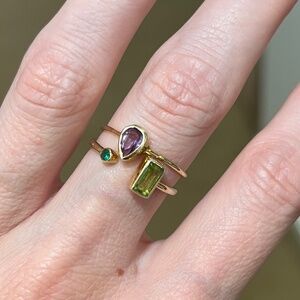 Stacking rings - pair